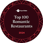 OpenTable Top 100 Romantic Restaurants 2024